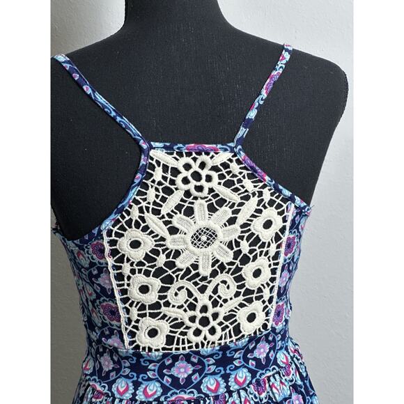 Paulnkc Women’s Blue & Cream Strappy Dress Size (S) - Picture 10 of 16